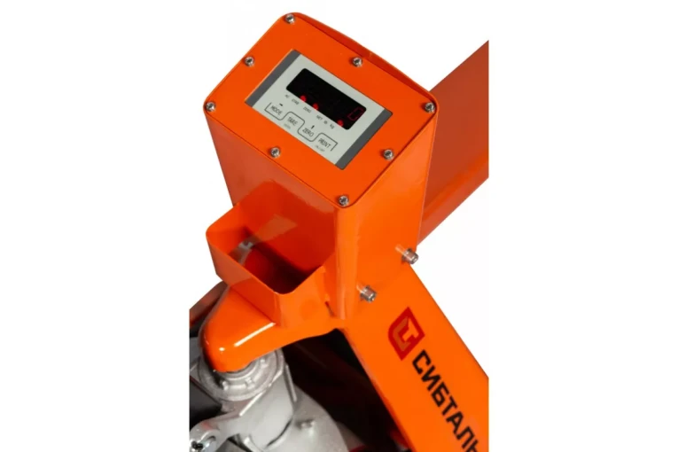 Гидравлическая тележка (рокла) ACR-ES c весами, 2,5 т, Вилы: 1150 Х 550, СибТаль, полиуретановые колеса купить в Саратове